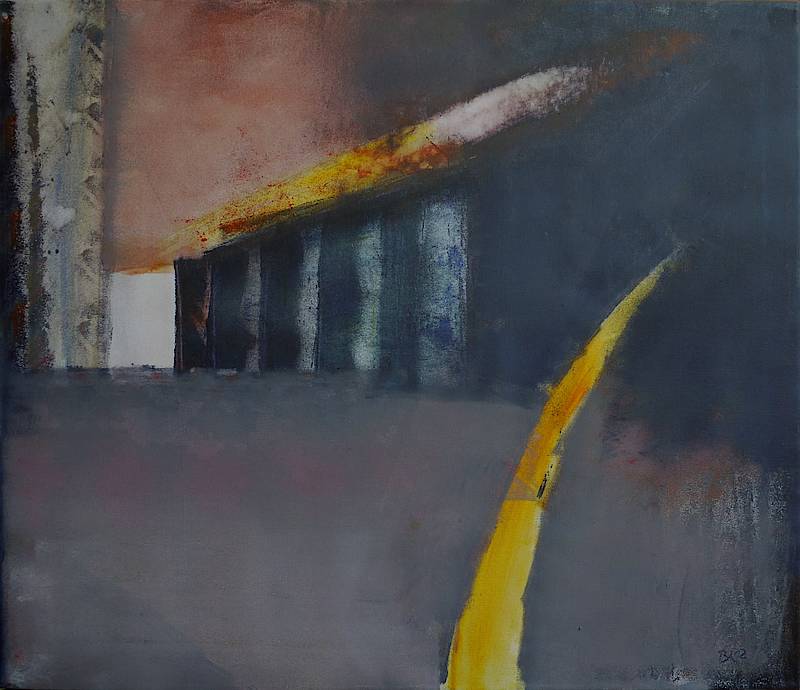 Hinterhof    2012     60 x 70  cm     