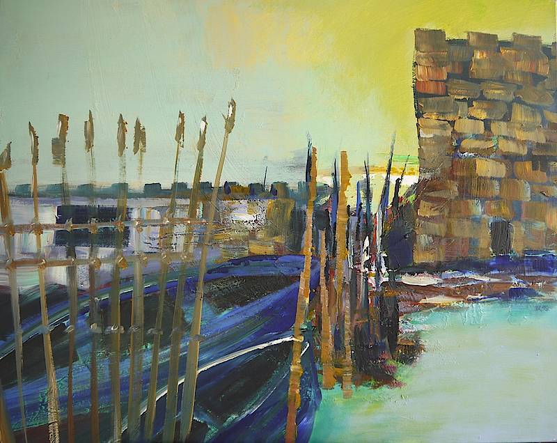 Hafen in Essaouira 2019 80 x 100 cm 