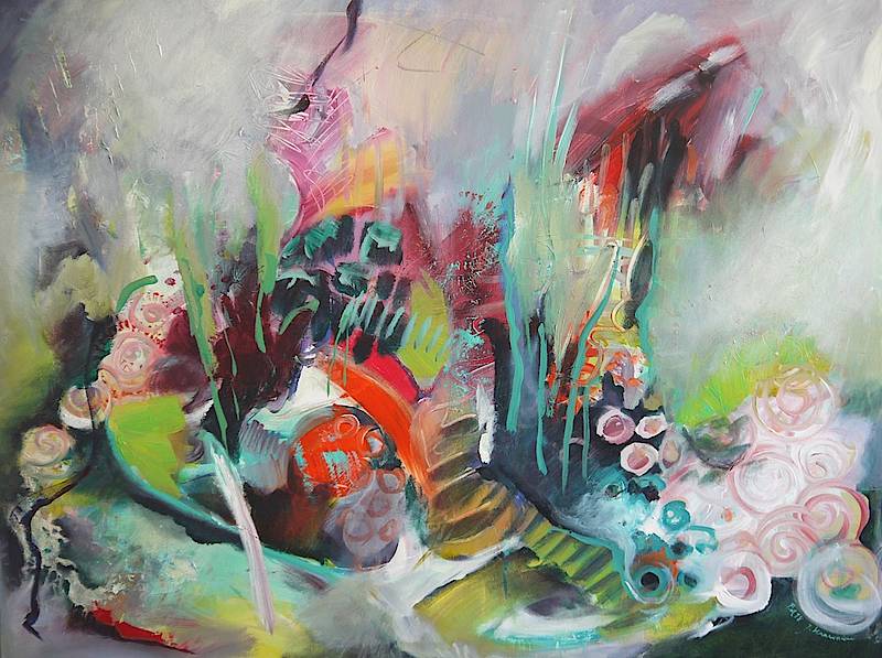 Stage 2015 mit Jasmin Maavenian 40 x 40 