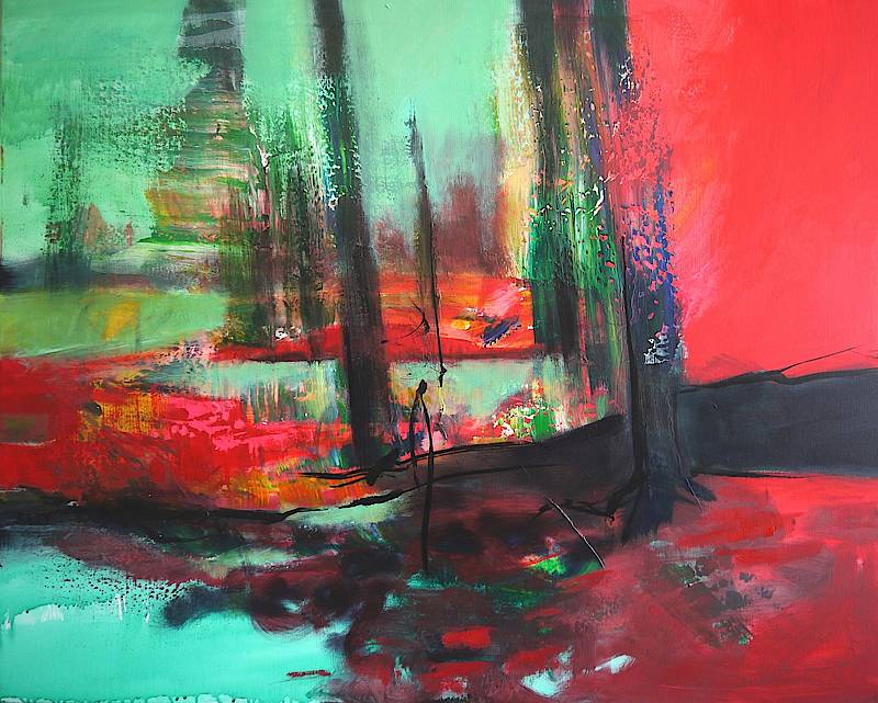 Am Wasser 2021 80 x 100 cm