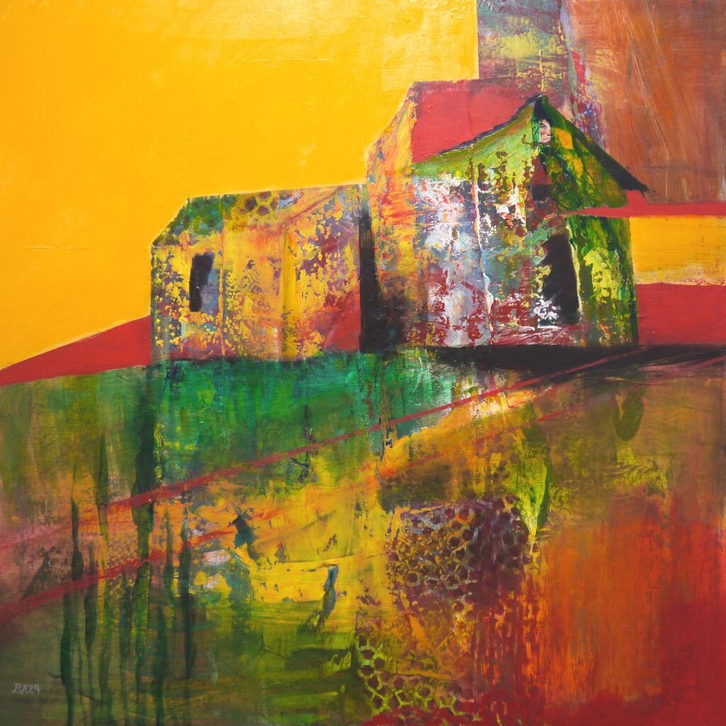 Abendsonne 2024 80 x 80 cm