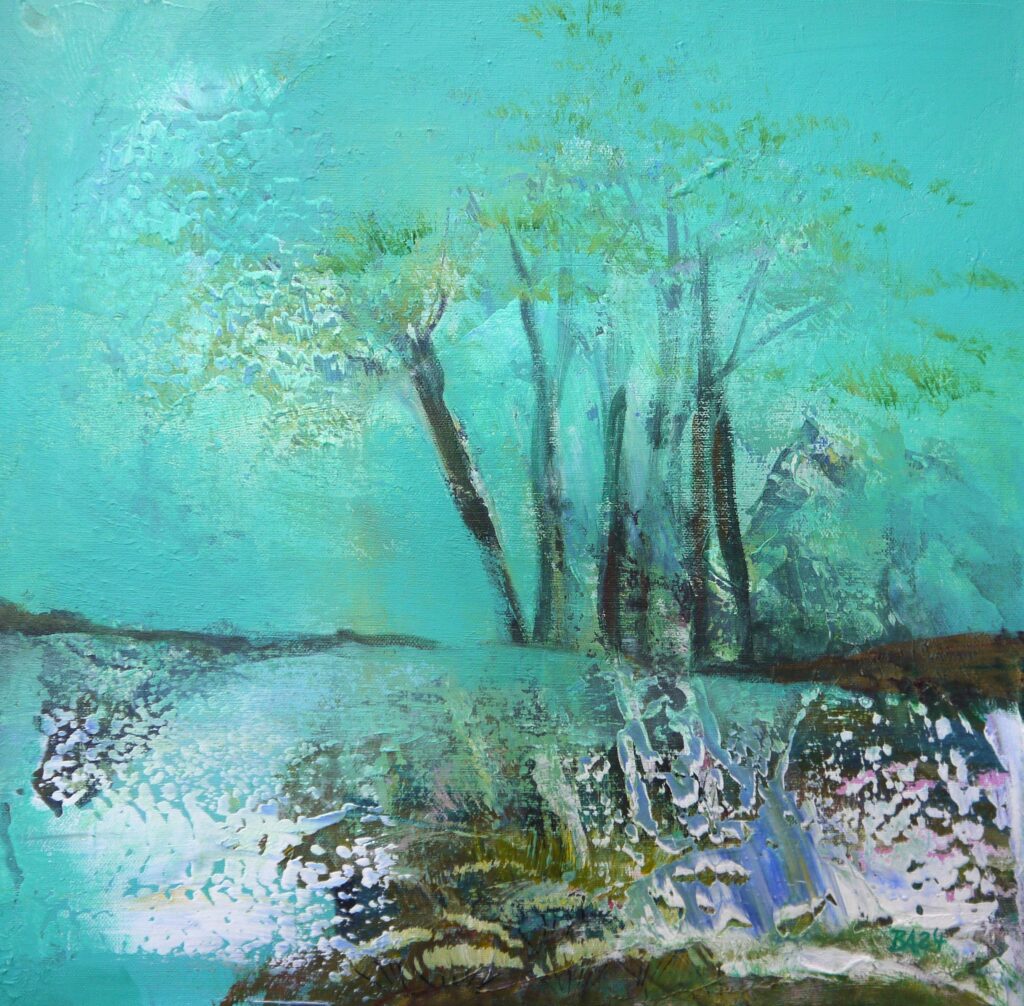 Baum 2 2024 40 x 40 cm