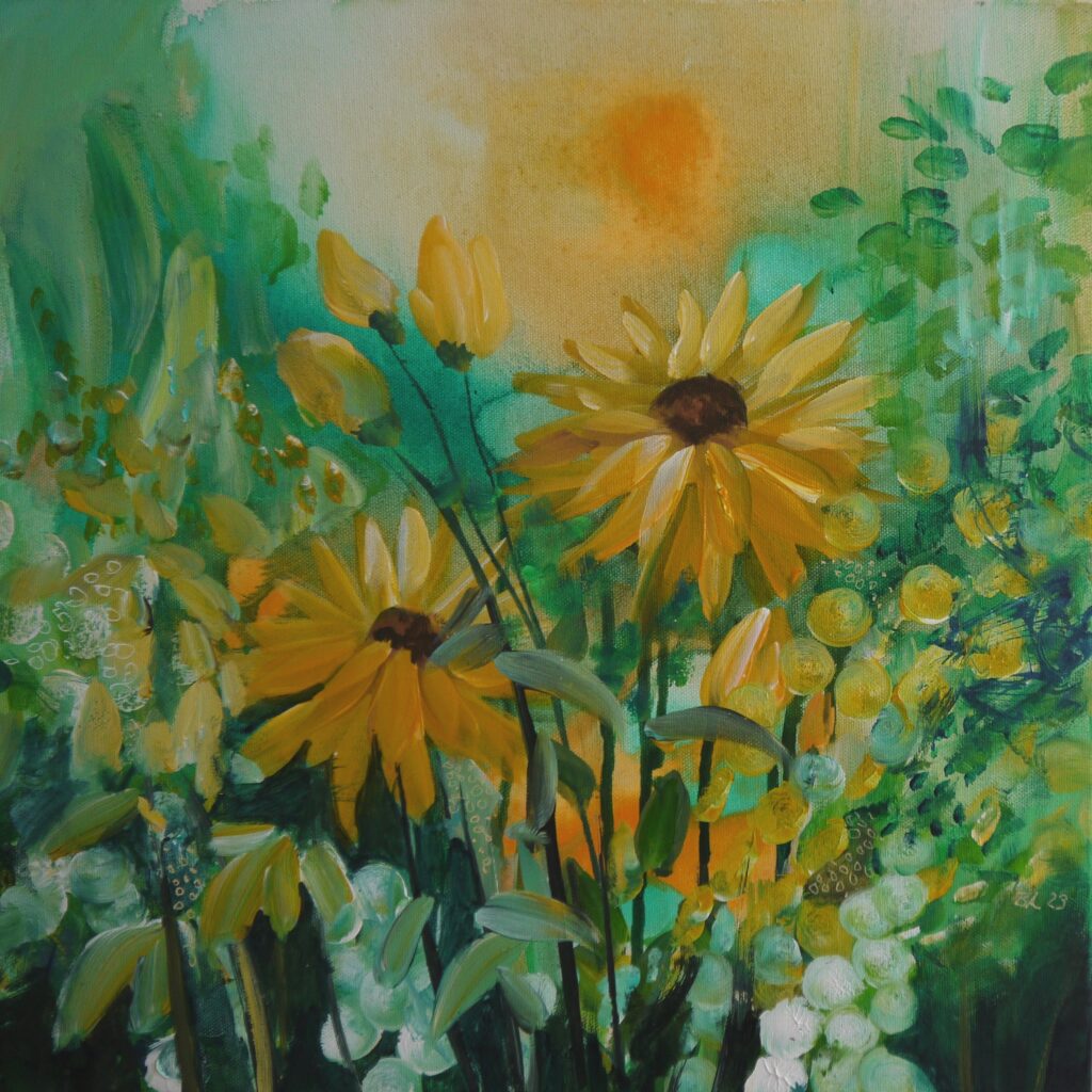 Blumenwiese 2024 50 x 50 cm