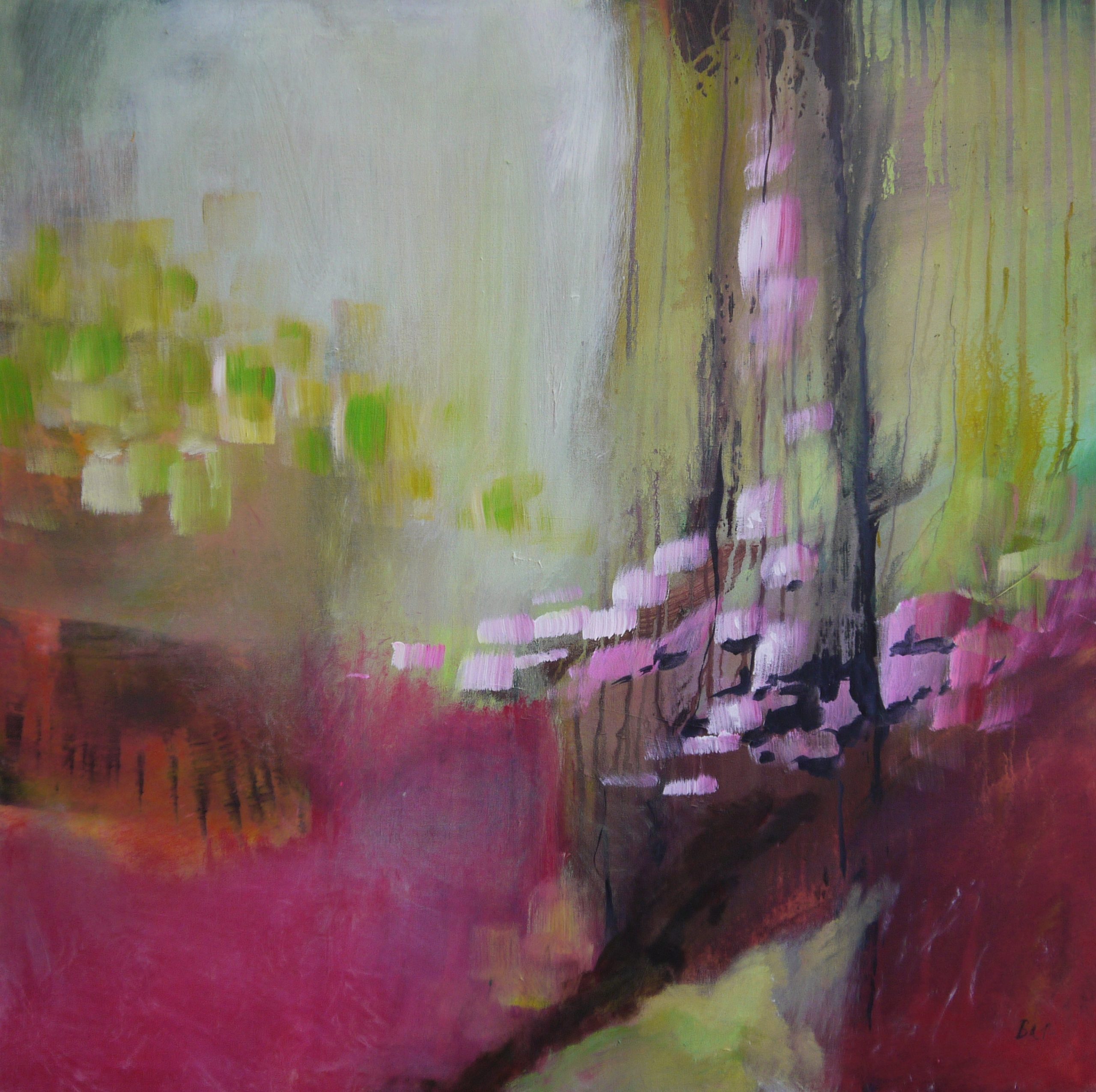 Frühling 2014 80 x 80 cm