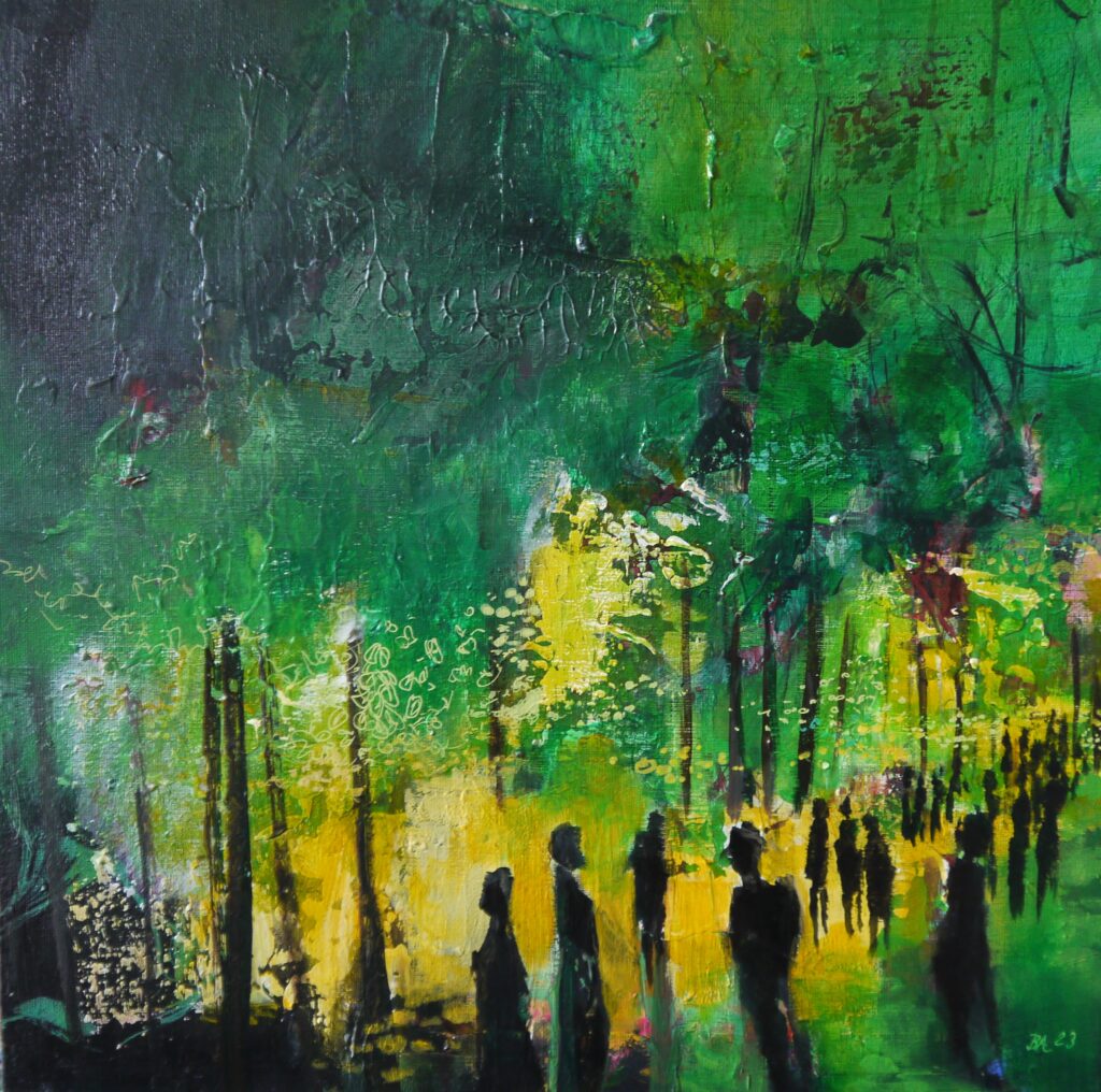 Im Wald 2022 40 x 40 cm