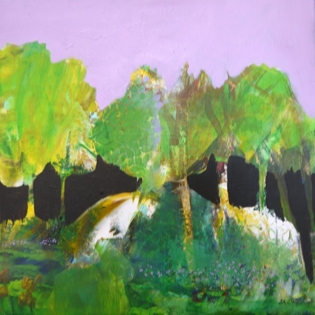 Im Wald 2024 40 x 40 cm 