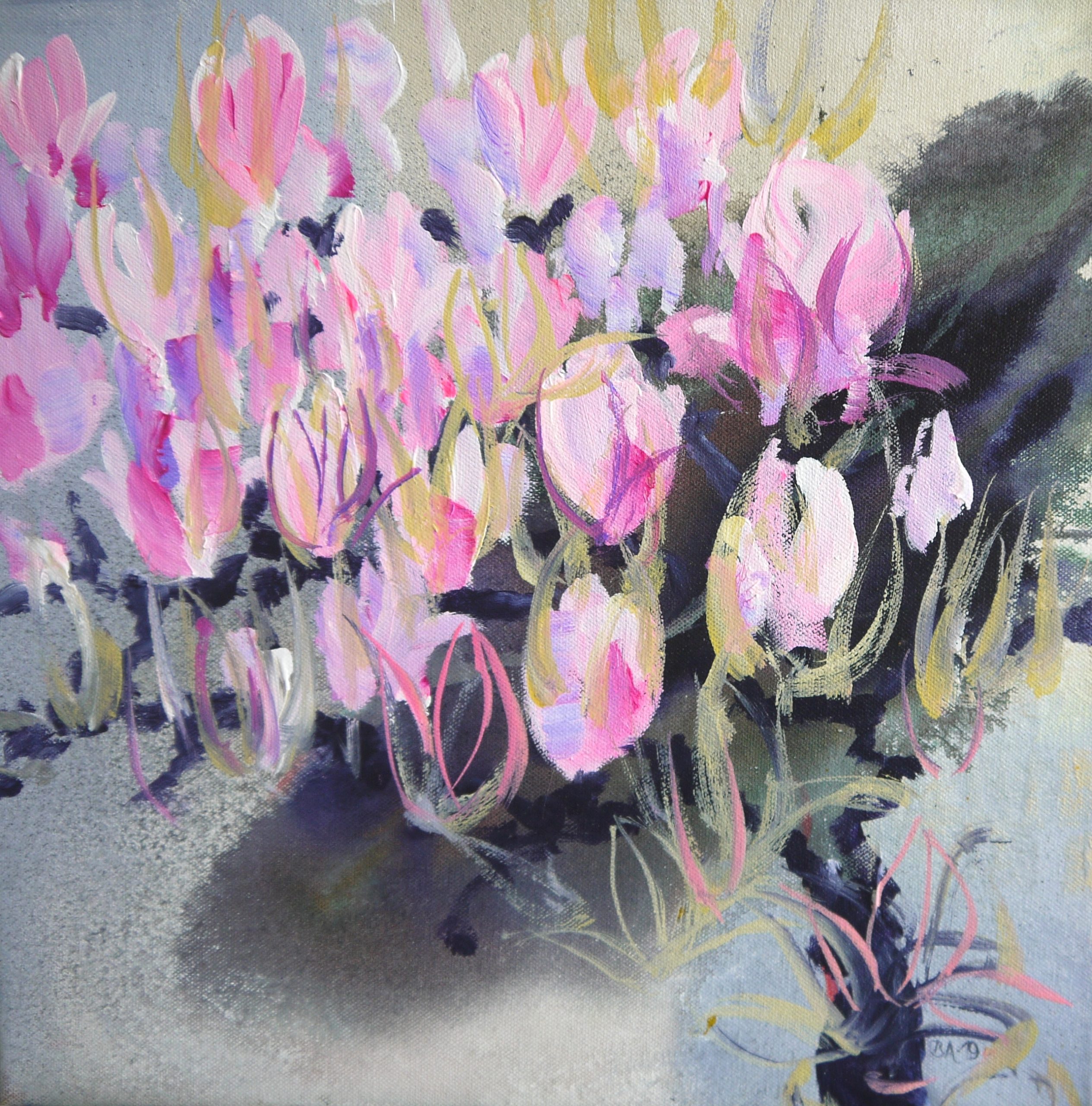 Magnolien 1 2019 40 x 40 cm 