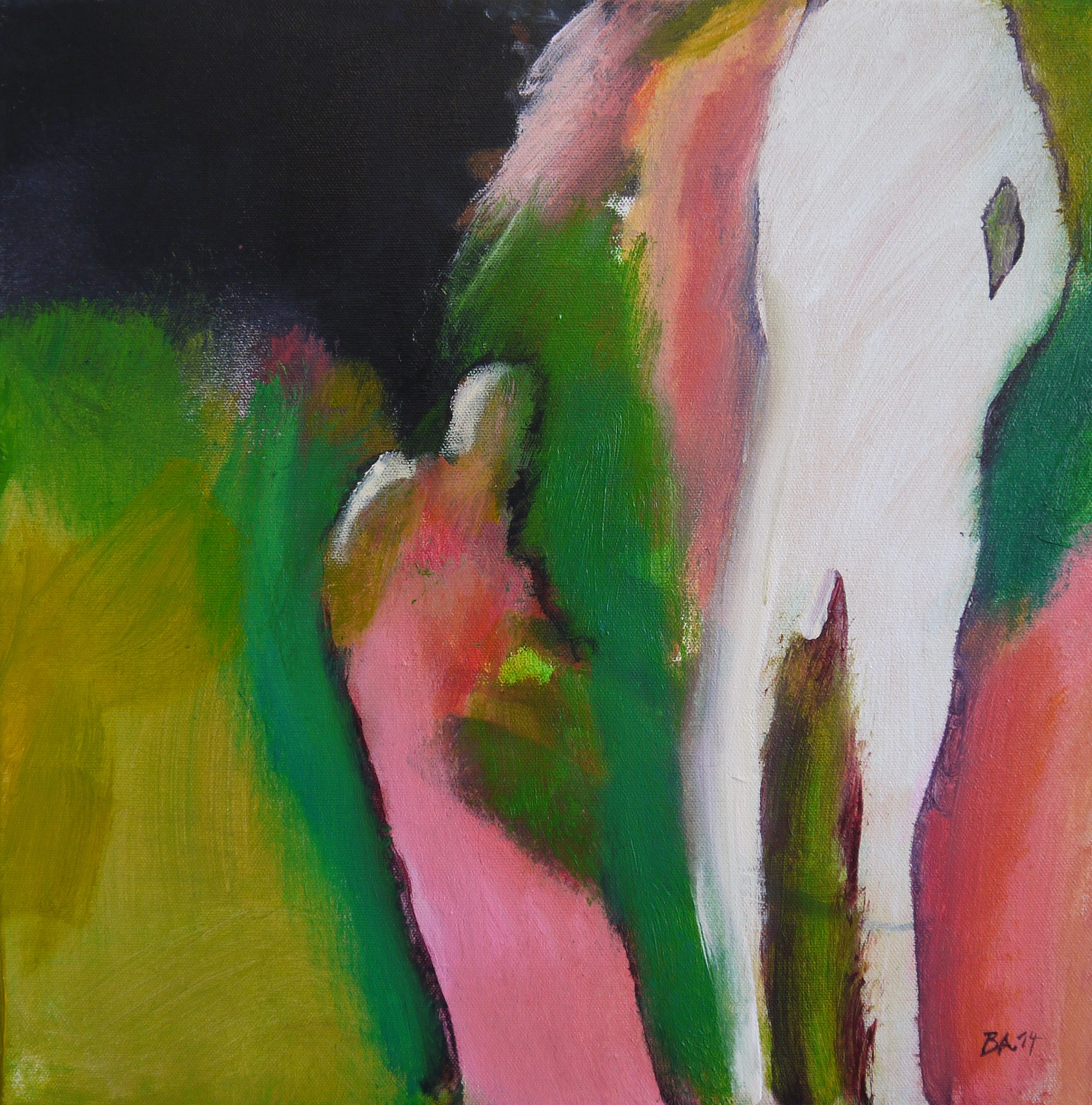 Paarweise 4 2014 50 x 50 cm 