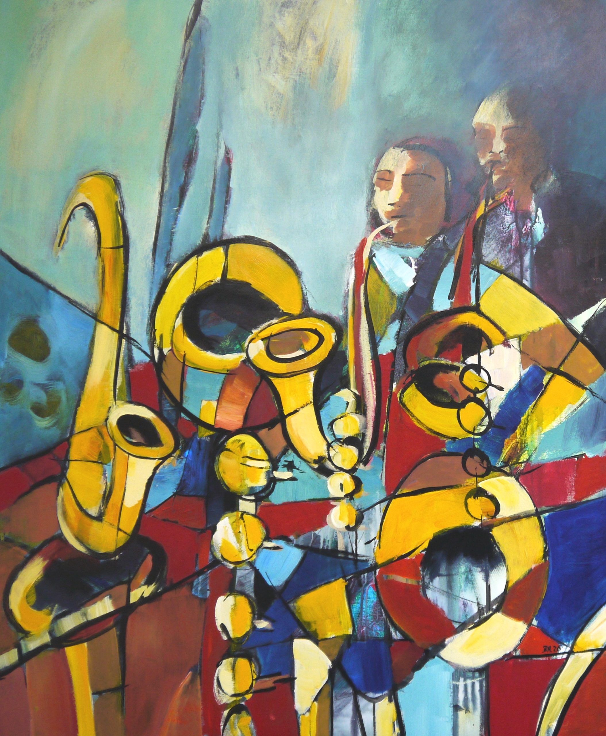 Sax 2020 120 x 100 cm 