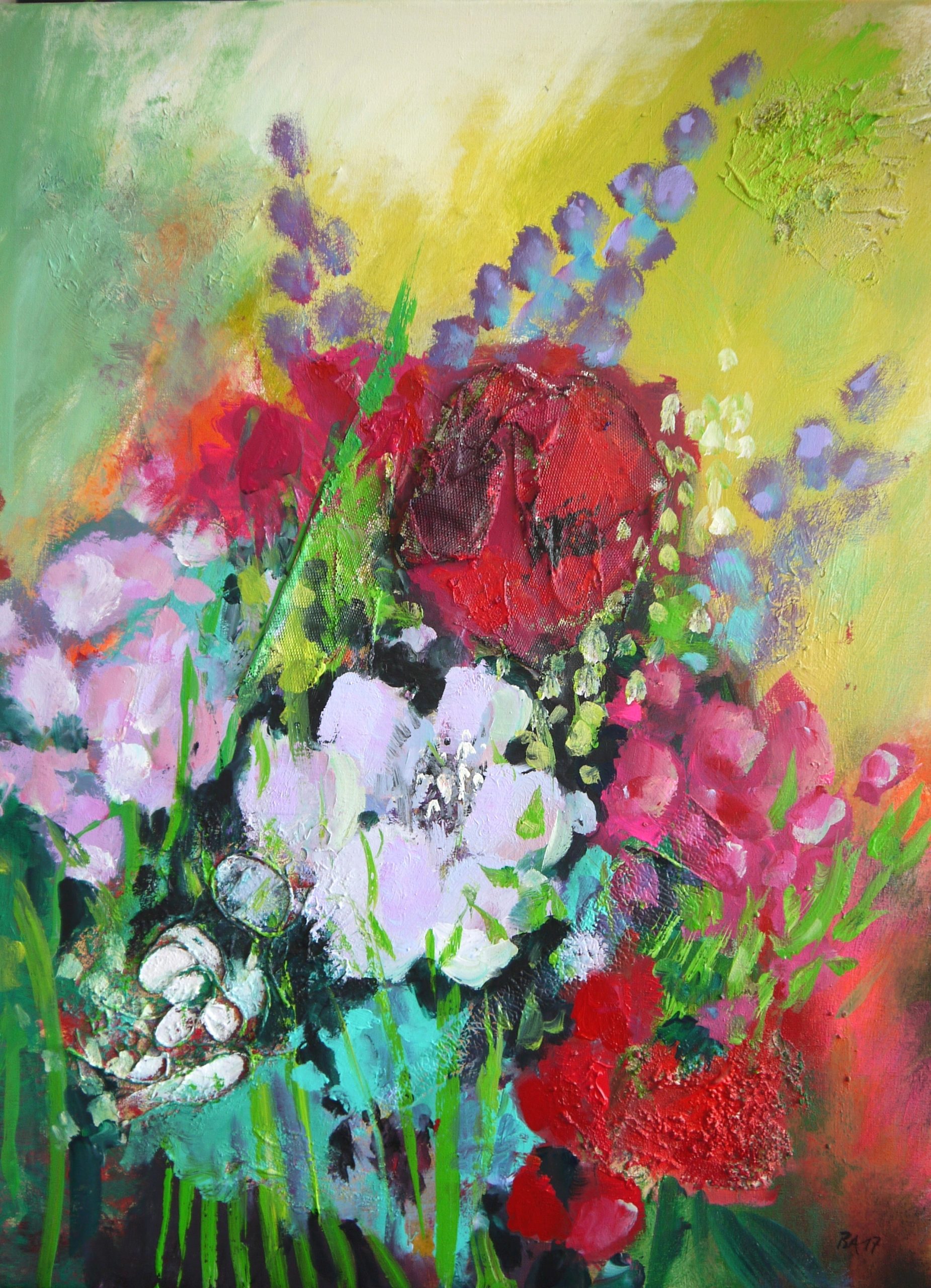 Sommerblüten 2017 60 x 80 cm