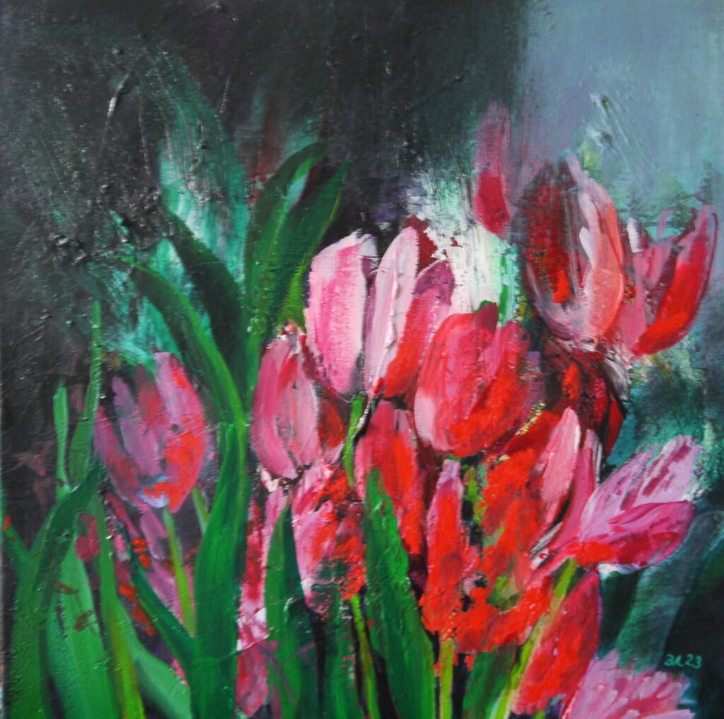 Tulpen 2022 40 x 40 cm