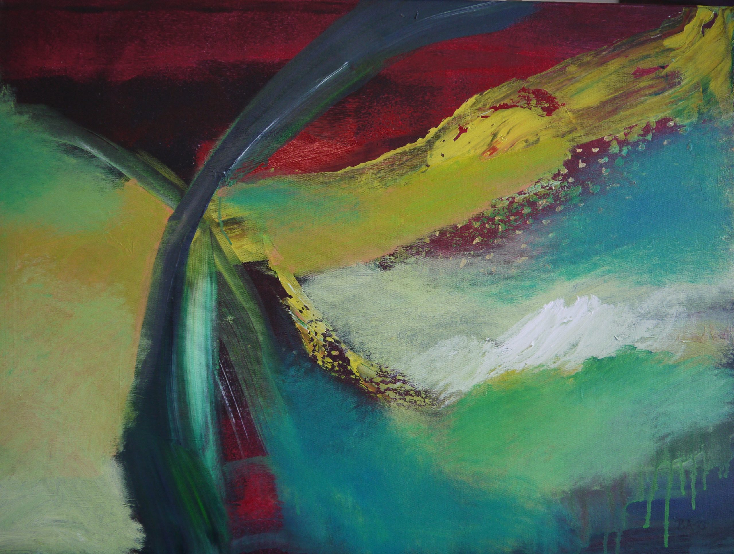 Wilde Landschaft 3 2013 60 x 80 cm 