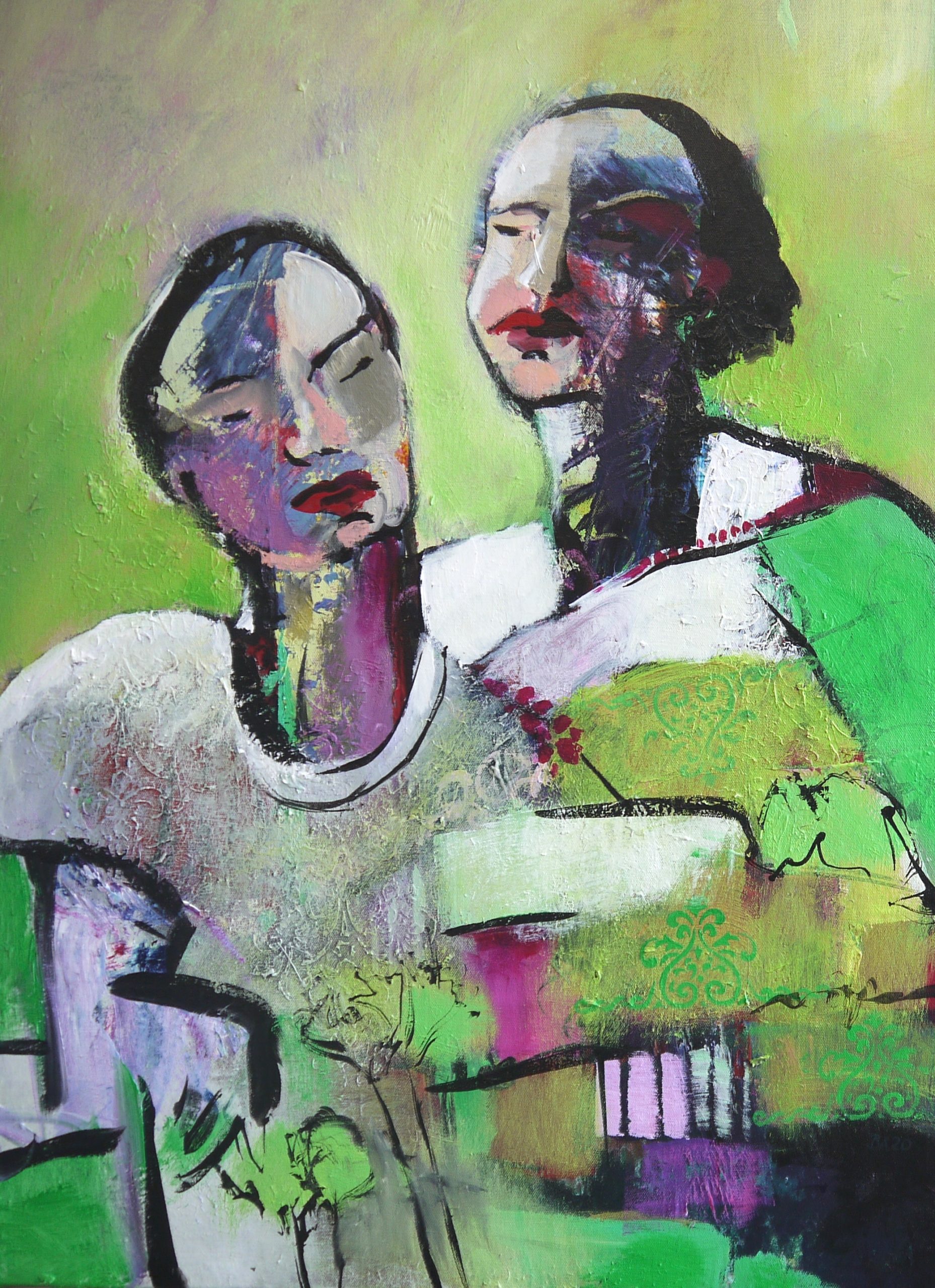 Zwei Frauen 2 2020   80 x 60 cm