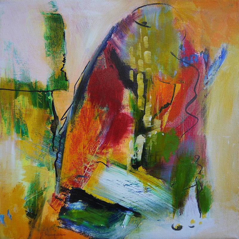 Spätsommer 5 2015 mit Jasmin Maavenian 40 x 40 cm