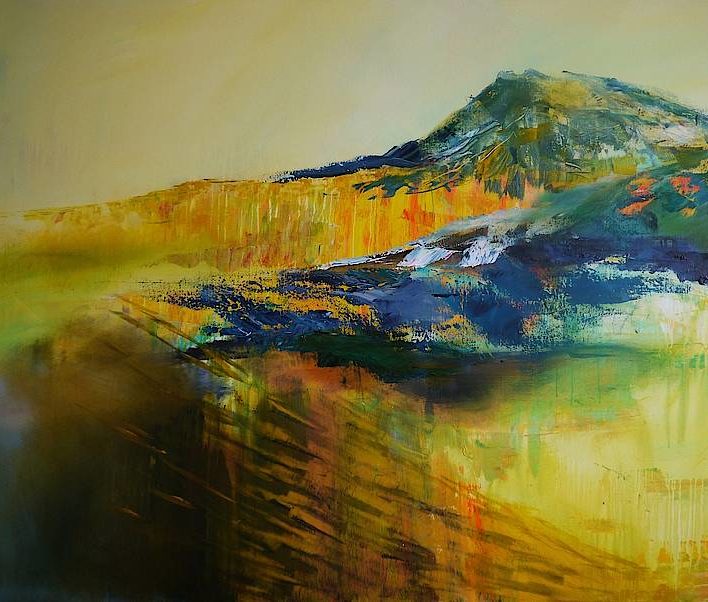 Gelber Berg 2013 120 x 150 cm 