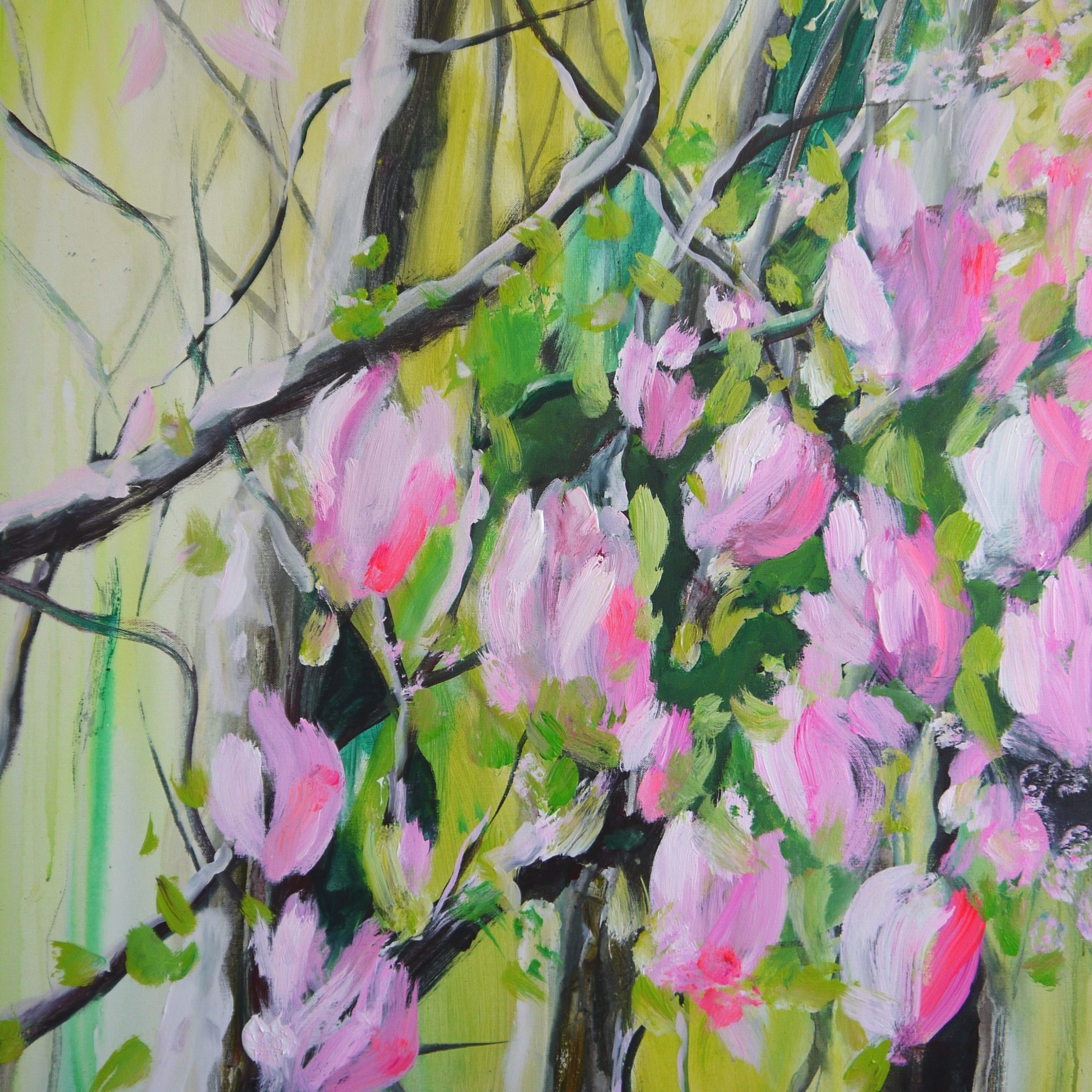 Magnolie 2016 80 x 100 cm  